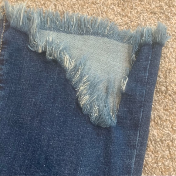 NWT Funky Soul Denim fringe Hem flare jeans size28 - Picture 5 of 8